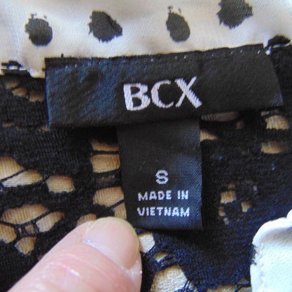 Pin-Up Style White/Black Polka Dot Blouse Size Small Front Tie Rockabilly - Picture 5 of 10